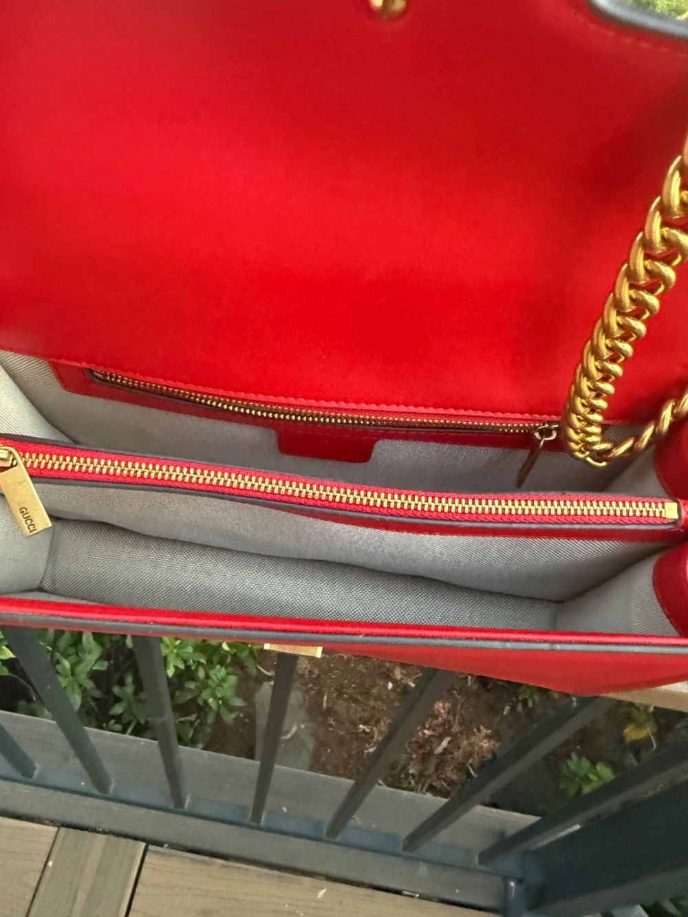 Marmont Chain Leather Medium shoulder bag - Picture 6 of 15